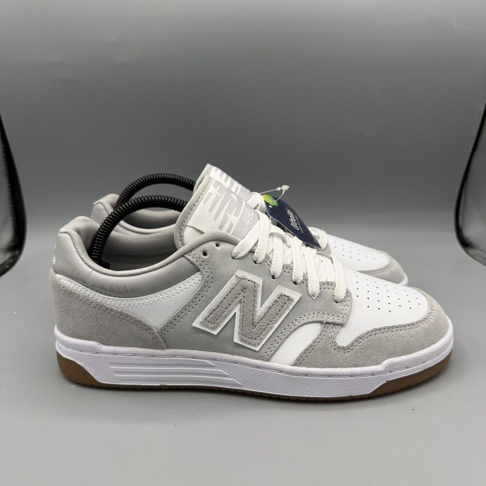 NEW New Balance 480 BB480LFN Sneaker Timberwolf/White Mens 7.5 / Women’s 9